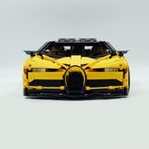 1: 8 Bugatti Chiron, Custom Modified Yellow+Black Edition (4031PCS)